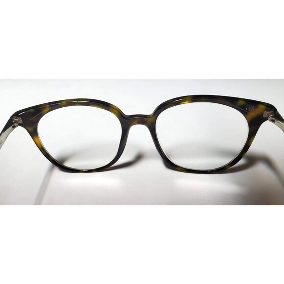 PRADA VPR 13U 2AU-101 50 18 140 EYEGLASSES TORTOISE SILVER FRAME MADE IN ITALY - Picture 5 of 10